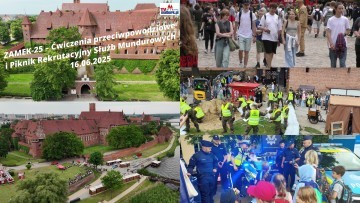 Ćwiczenia ZAMEK-25 i Piknik Służb Mundurowych na zamku w Malborku.&#8230;