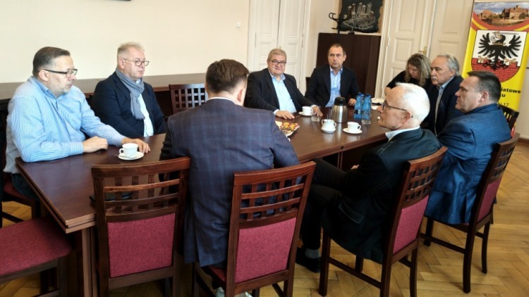 Plany ponownego uruchomienia biogazowni w Tragaminie - spotkanie w Starostwie Powiatowym w Malborku.