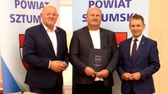 Tomasz Potowski z Gronajn z najpiękniejszą zagrodą w powiecie sztumskim.