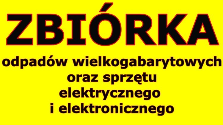 Gmina Malbork. 11 października zbiórka odpadów wielkogabarytowych oraz zużytego sprzętu elektrycznego i elektronicznego.