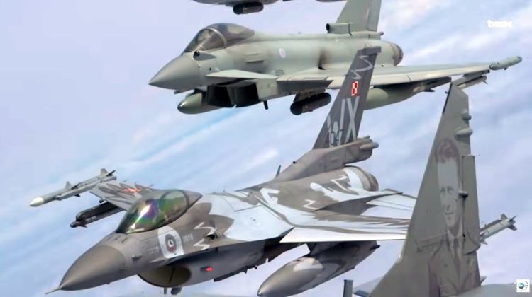 Eurofightery, Gripeny i polskie MIG-29 nad Malborkiem. Sojuszniczy parasol…