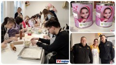 Malbork lepi pierogi dla Zosi. 48-godzinny maraton wsparcia dla chorej dziewczynki. Wideo i zdjęcia