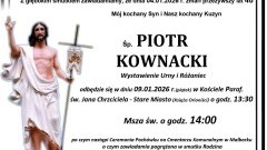Zmarł Piotr Kownacki. Miał 48 lat.