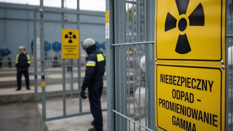 Niebezpieczny odpad promieniotwórczy zabezpieczony w Zakładzie Utylizacji Odpadów w Elblągu