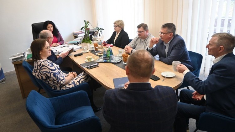 Konwent Samorządów Powiatu Nowodworskiego - Starosta spotkała się z włodarzami gmin.