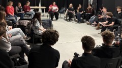 Żywa lekcja historii - uczniowie Technikum nr 3 odwiedzili gdański Teatr Szekspirowski.