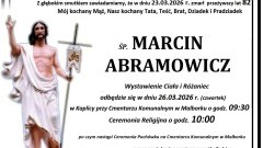 Zmarł Marcin Abramowicz. Miał 82 lata.