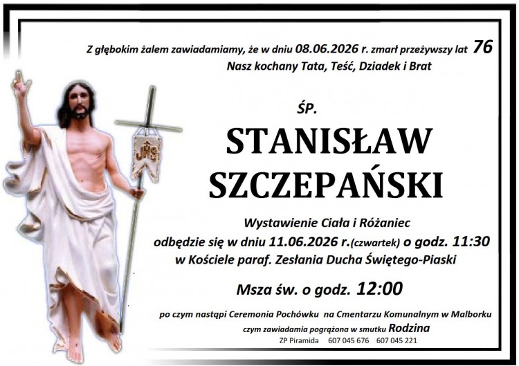 Zmarł Stanisław Szczepański. Miał 76 lat.