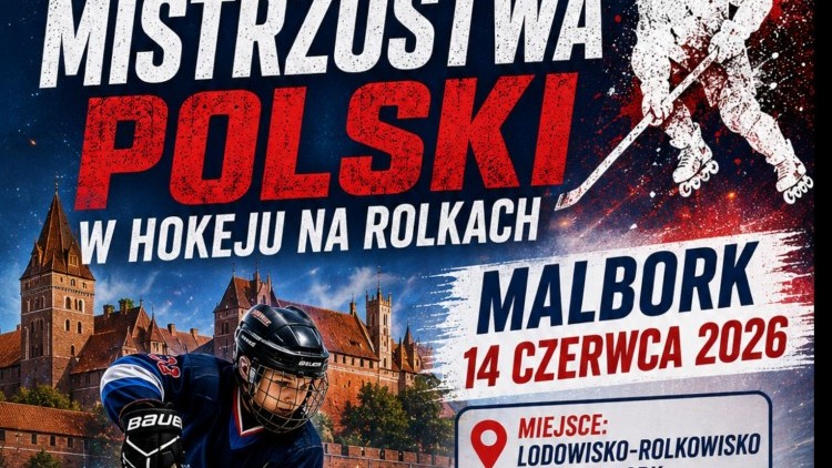 Mistrzostwa Polski w hokeju na rolkach w Malborku. Sportowe emocje na lodowisku OSiR