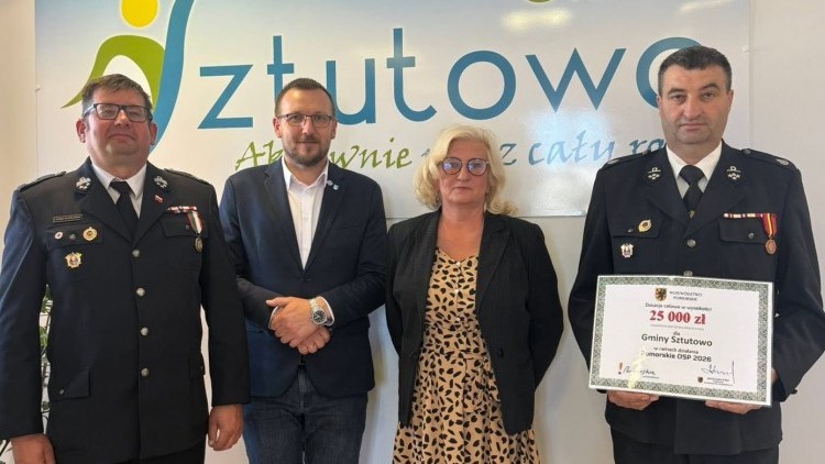Wsparcie dla strażaków w Gminie Sztutowo. OSP Sztutowo i Łaszka z nowym…