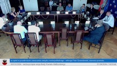 XXVIII nadzwyczajna sesja Rady Powiatu Malborskiego 21.08.2026 - zobacz wideo