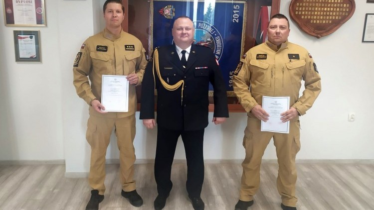 Zmiany w kierownictwie JRG Malbork. Dwóch strażaków z awansami 