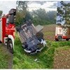 Zderzenie dwóch samochodów w Chlebówce na DK55. Jedna osoba trafiła…