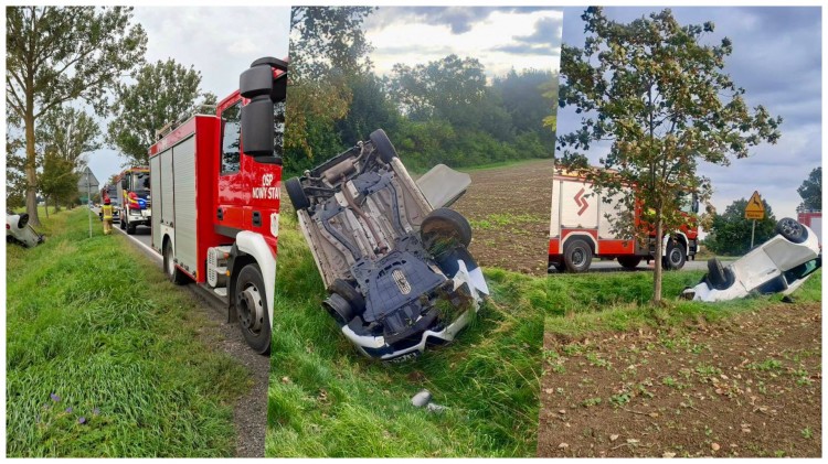 Zderzenie dwóch samochodów w Chlebówce na DK55. Jedna osoba trafiła…