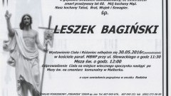 Zmarł Leszek Bagiński. Żył 60 lat.