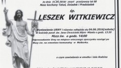 Zmarł Leszek Witkiewicz. Żył 88 lat.