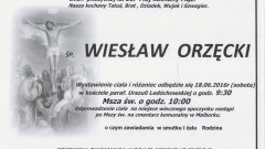 Zmarł Wiesław Orzęcki. Żył 66 lat.