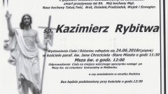 Zmarł Kazimierz Rybitwa. Żył 84 lata.