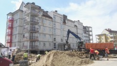 Budowa budynku mieszkalnego przy ul.Czerskiego w Malborku - prace przebiegają zgodnie z planem - 29.06.2016