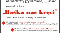 Warsztaty gry karcianej „Baśka” w Sztumie – 06-07.09.2016