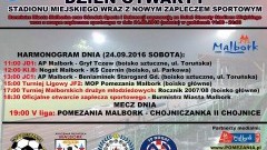 Dzień  Otwarty Stadionu Miejskiego wraz z nowym zapleczem sportowym w Malborku – 24.09.2016