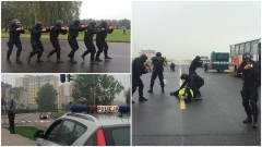 Samolot pasażerski z ładunkiem wybuchowym na lotnisku w Królewie Malborskim. Pokaz w 22 BLT – 07.10.2016
