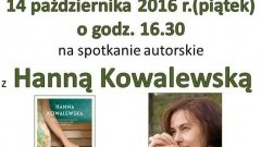 Sztutowo. Spotkanie z  Hanną Kowalewską w bibliotece - 14.10.2016