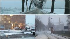 Malbork: Bardzo ślisko na drogach i chodnikach. Zobacz Wideo - 28.11.2016