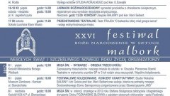 Rozpoczyna się XXVI Festiwal Boże Narodzenie w Sztuce w Malborku. Zobacz jakie atrakcje przygotowano w mieście - 01.12.2016-20.01.2017