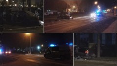 Wypadek na al.Wojska Polskiego w Malborku. Zatrzymano dwóch pijanych mężczyzn - żaden nie przyznaje się do winy - 29.12.2016