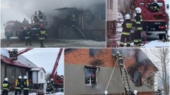 Gmina Ostaszewo. 8 osób zostało bez dachu nad głową. Apel o pomoc. Pożar domu w Gniazdowie - 18.01.2017