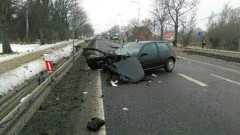 Wypadek na siódemce. Objazd przez Marzęcino i Nowy Dwór Gdański - 23.01.2017