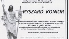 Zmarł Ryszard Konior. Żył 58 lat.