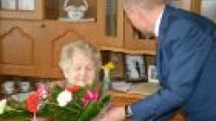 Nowy Dwór Gdański : 94 urodziny Pani Marty Ochockiej - 18.02.2017