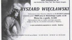 Zmarł Ryszard Więcławski. Żył 57 lat.