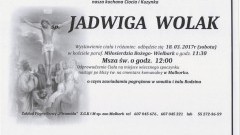 Zmarła Jadwiga Wolak. Żyła 95 lat.