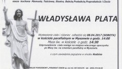 Zmarła Władysława Plata. Żyła 91 lat.