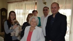 Nowy Dwór Gdański. 92. urodziny Pani Zofii Fidut - 24.04.2017