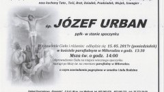 Zmarł Józef Urban. Żył 76 lat.