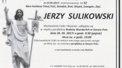 Zmarł Jerzy Sulikowski. Żył 52 lata.