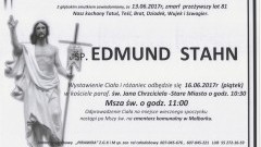 Zmarł Edmund Stahn. Żył 81 lat.