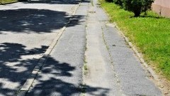 Nowy Dwór Gdański. Remont chodnika na ul. Kolejowej -  28.06.2017