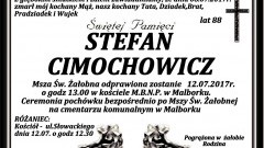 Zmarł Stefan Cimochowicz. Żył 88 lat.