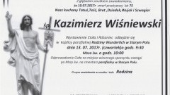 Zmarł Kazimierz Wiśniewski. Żył 75 lat