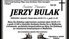 Zmarł Jerzy Bulak. Żył 66 lat