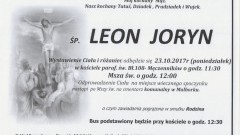 Zmarł Leon Joryn. Żył 92 lat.