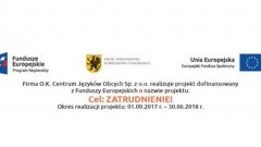 Cel: Zatrudnienie! Projekt dla osób bezrobotnych z powiatów woj. pomorskiego - 27.10.2017