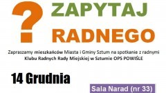 Sztum: Zapytaj i podsumuj pracę radnych OPS „Powiśle”  - 14.12.2017