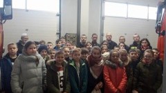 Uczniowie Szkoły Podstawowej w Dzierzgoniu z wizytą w OSP - 10.01.2018