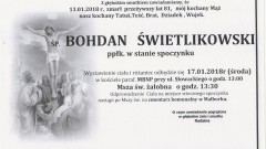 Zmarł Bohdan Świetlikowski. Żył 81 lat.